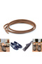 Leather Shoelaces, Nubuck Timberland Dexter Etc. Leather Laces Suitable for Shoes, 1 Piece - 100 cm