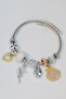 Midye Model Hareketli Charm Çelik Bileklik - 4