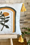 Punch Embroidered Single Decorative Special Design Throw Pillow Cover (panch) - 2