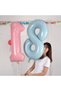 Mini Mouse Pink Tones Happy Birthday Figure Balloon Macarons Colorful Happy Birthday Foil Balloon - 7