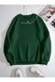 CODE ADR-SHEN EZwear Slogan Graphic Thermal Lined Sweatshirt