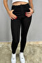Women's Black Lycra High Waist Slim Fit Pants
