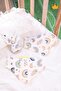 Muslin Bib Set of 2 and Muslin Teether with Wooden Ring 547