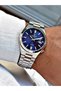 Silver Color Classic Luxury Steel Automatic Business Men's Wrist Watch + Bracelet with Gift - 2