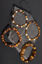 Courage and Transparency Bracelet Set with Tiger Eye, Citrine, Calcite Certified Natural Stone - 6
