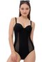 Solid Color Transparent Detailed Swimsuit - 2