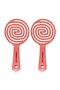 Comb Opening Combing Flexible Comb, Professional 3 Size Hair Brush Set of 2