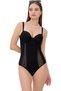Solid Color Transparent Detailed Swimsuit