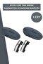 Elastic Dark Gray Smart Locking Laces Magnetic Metal Plug and Drop Sports Shoelaces 100 Cm