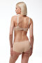 Women's Skin Color 2 Pack Non-Cup Non-Wire Modal Cotton Combed Cotton Gathering Bra 826 - 3