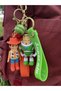 Cute Toys Cowboy Space Guard Figure Character Double Bff Keychain Bag Accessory 2-Piece - 3