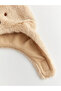 LCW baby 3D Baby Boy Beanie with Teddy Bear Figure - 3