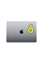 Cute Avocado Car, Motorcycle, Helmet, Laptop, Glass Sticker 14X10 cm - 4