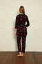Moda Line Women's 3-Piece Dressing Gown Pajama Set 20594 - 4