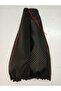 Universal gear Gaiter Carbon-Alkantre with red stitching - 2