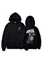 Y2k Oversize Loose Hooded Arctic Monkeys Printed Sweatshirt