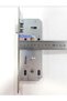 Stainless Matte Black Luxury Elite Mirrored Handle (Bad-Wc) Type Right Hand Door Handle and 40mm Door Lock Set of 2 - 4