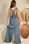 Indigo Navy Blue Bohemian Organic Summer Dress - 8