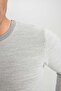 Standard Fit Regular Cut Crew Neck Knitwear Sweater R1110Az23Wn - 4