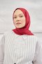 Italian Jacquard Geometric Pattern Shawl - New Jacquard Trend Shawl Scarf - Red - 2