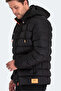 Saline Men's Black Coat & Coat - 4