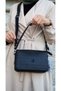 Black Color Embossed Printed 5 Compartment Zipper Closure Shoulder Bag Handbag 4036-pls -GZD-