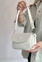 Women's Daily Cross Shoulder Bag - Small Size, 2 Straps, White 4086 - Gzd - 2