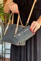 Women's 5-Compartment Hand and Shoulder Bag 4030-Gd -Gzd- - 4