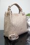 Large Size Knitted Embroidered Handmade Casual Women's Shoulder Bag 2180 Sand Mink -Gzd- - 6