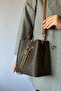 Monogram Printed 3 Compartment Chain Women's Shoulder Bag with Special Accessories AS2065 -GZD- - 2