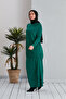 Single Pocket Skirt and Tunic Bottom Top Double Knitwear Set - 7