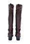 Brown Genuine Leather Boots505008041-1 - 7