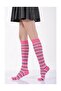 Idilfashion Women's Circle Knee Socks - Fuchsia - B-Art013 (Single) - 3