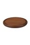 Round Wooden Meat Presentation Board, Iroko Wood 29 Cm- Lv as 203 Ir