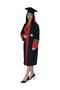 Kep Cübbe University Black with Red Stripe - 2