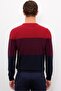 Men's Navy Blue Sweater - 3