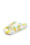Unisex Children's White Ultra Soft Pineapple Pattern Look Pool Sea Bath and Beach Slippers Step by Step - 3