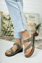 Women's Flip-Flop Buckle Comfort Slippers - 3