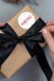 Round Package Label Sticker with For You Written - 2