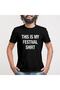 Men's Black This Is My Festival Shirt T-shirt - 5