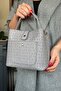 Printed Patterned Special Series Bag Wallet Combination 92055-Gq Gray Combination -Gzd- - 4