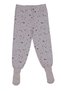 Baby Girl Booties Pants and Socks Bottom Pajamas 100% Organic Cotton Soft Fabric Set of 2 - 2