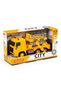 96289 City Friction Scissor Platform Vehicle with Light and Sound Yellow Cabin in Box - Polesie - 3