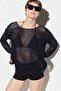 Knitted Fabric Loose Blouse - 2