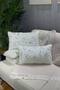 Silver Leaf Plush Rabbit Rectangular Throw Pillow Cover - Off White - 2