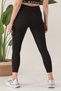 Women's Black High-Waist Pocketed Shaping Sports Leggings - 8