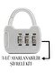 Password Luggage Lock Adjustable8683255012565 - 2