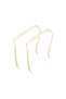Cream Colored Glasses Effect Crown, Hair Styling Glassses Crown - 5