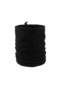 Men's 4-Piece Black Thermal Winter Fleece Gloves - Fleece String Beanie Hat - String Neck Collar Set Suit Package - 5