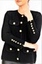 BUKLE TRIKODAN GOLD BUTTON DETAIL SPECIAL DESIGN CARDIGAN - 3